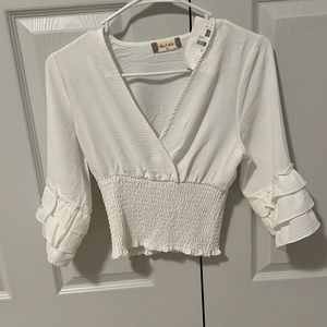 Altar’d State ivory blouse top never worn before